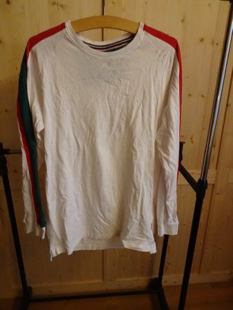 Weisser Herren Langarmshirt Jack & Jones Gr. L - 230108