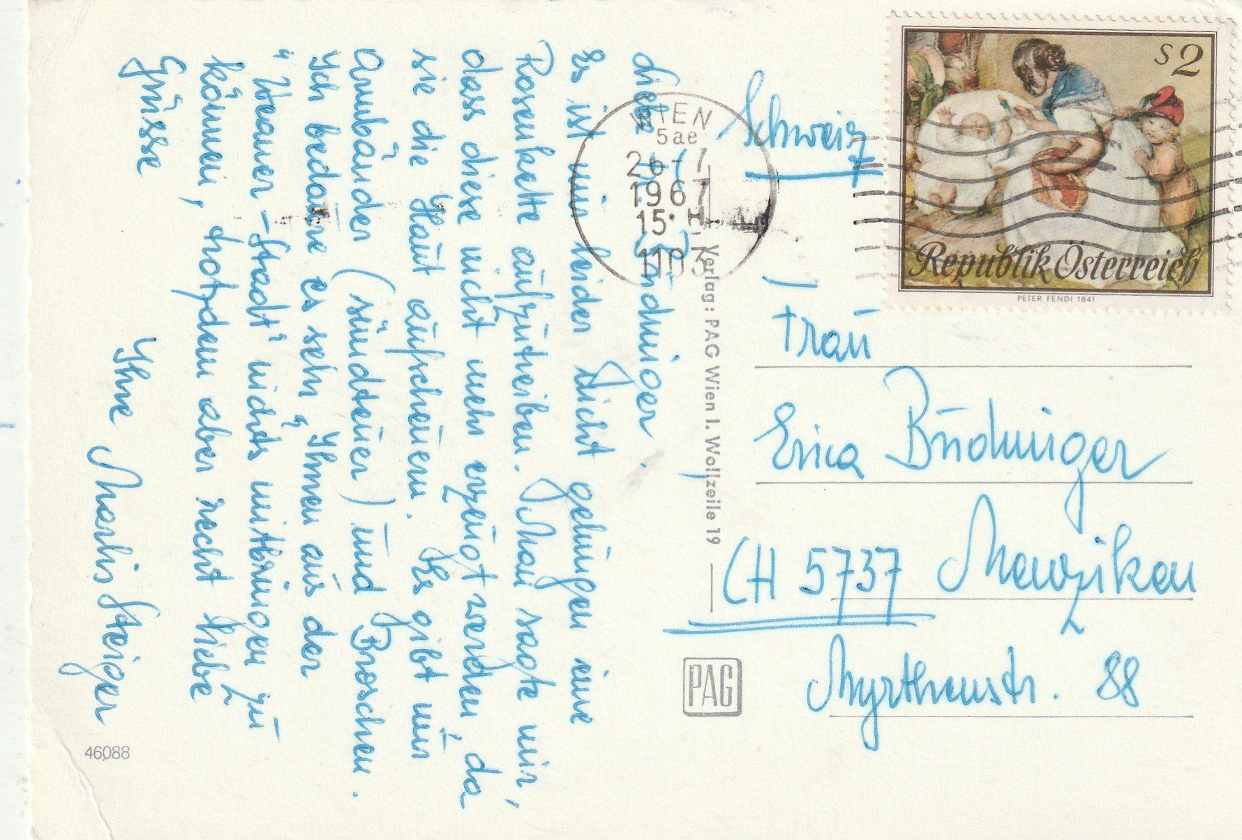 Cartoline postali: 4 Karten Wien – Usato da Lumbrein venduto da made02 4