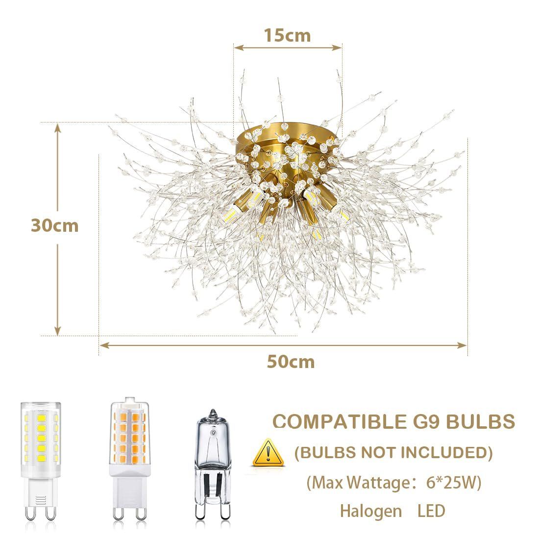 Lustres & lampes de plafonds: Moderne Kristall Deckenleuchte Deckenlampe Wohnzimmerlampe – Neuf avec emballage d'origine à Herisau par Zevora 2