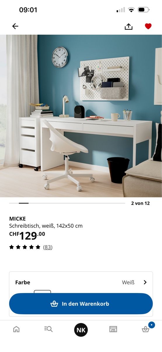 Scrivanie: Ikea Tisch Micke wie neu  – Nuovo (secondo la descrizione) da Niederhasli venduto da aug22 4