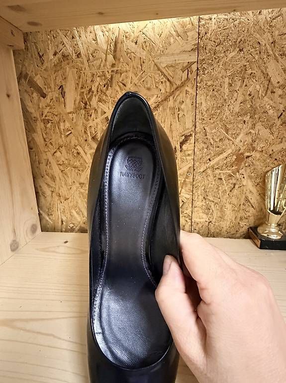 Scarpe da donna: Navy Boot Highheels 37 – Nuovo e nell'imballaggio originale da Heimberg venduto da melsarah 2