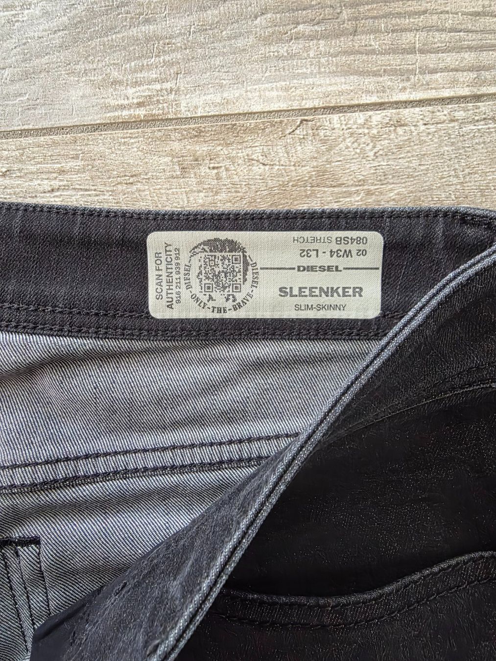 Diesel Jeans: Diesel Sleenker Jeans W34/L32 anthrazit – Usato da Dietlikon venduto da Bonamesa 5