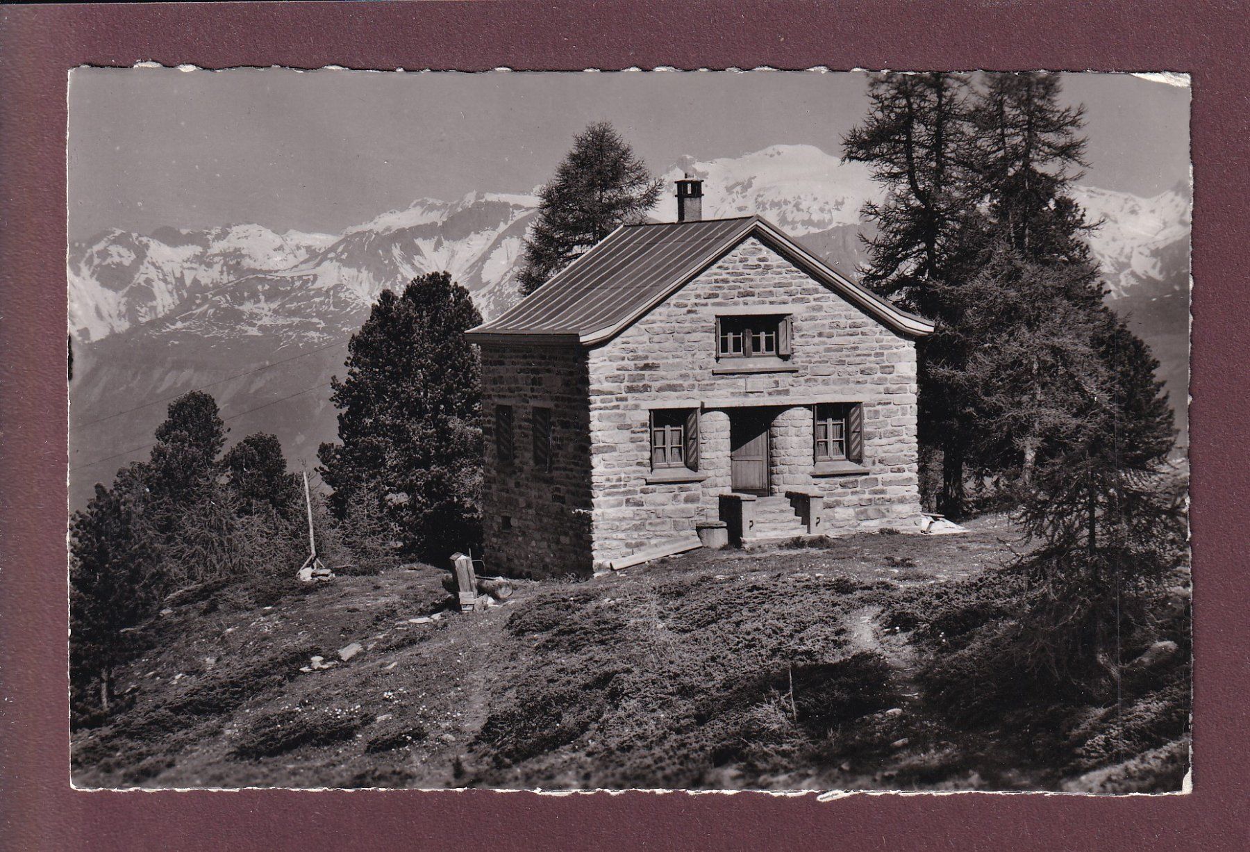 Cartoline postali: Cabane ILLHORN sur Chandolin – Usato da Pully venduto da nicecards