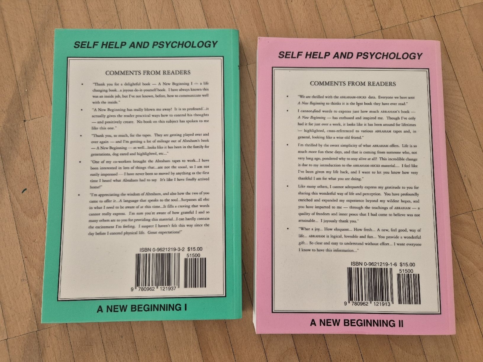 Libri: 2 Bücher a new Beginning 1 & 2, englisch, Abraham-Hicks – Usato da Bern venduto da grisu_79 1