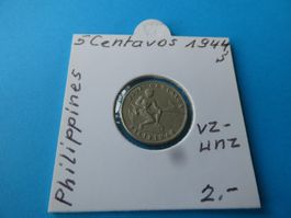 Philippinen 1944, 5 Centavos