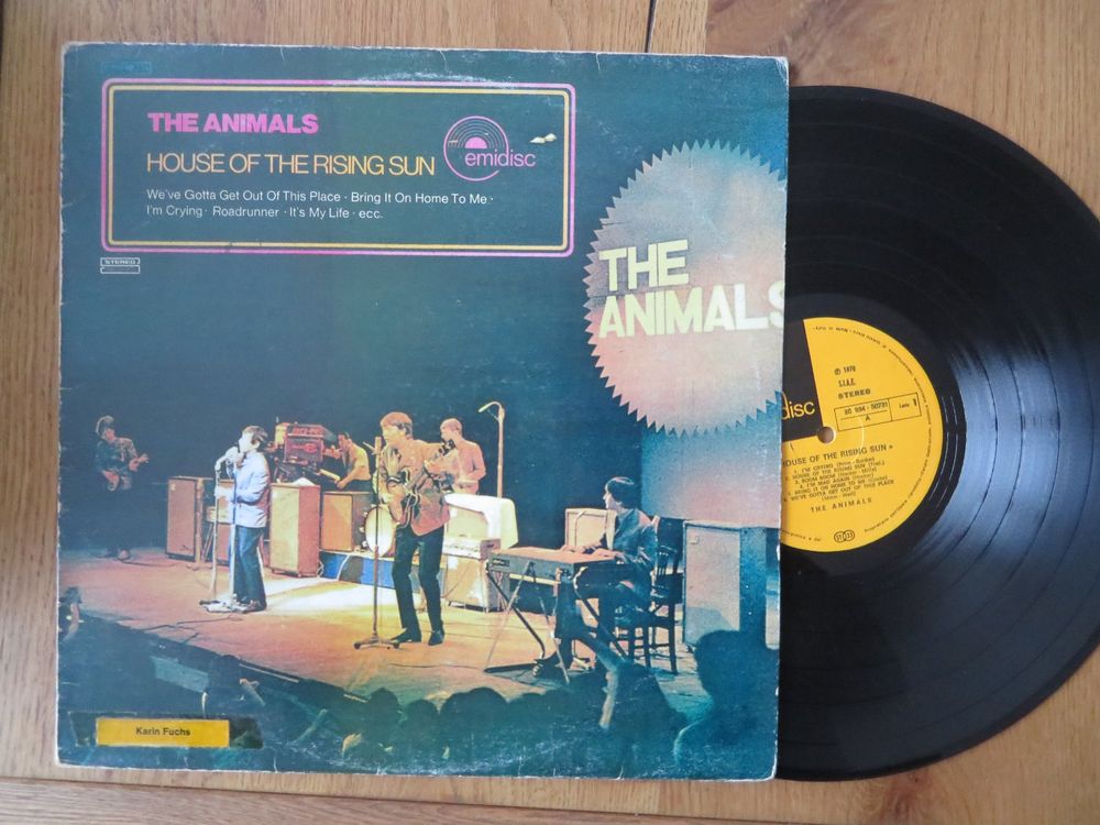 THE ANIMALS LP HOUSE OF THE RISING SUN (Gebraucht) in Zürich für CHF 11 ...