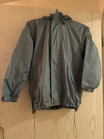 Regenjacke hellblau