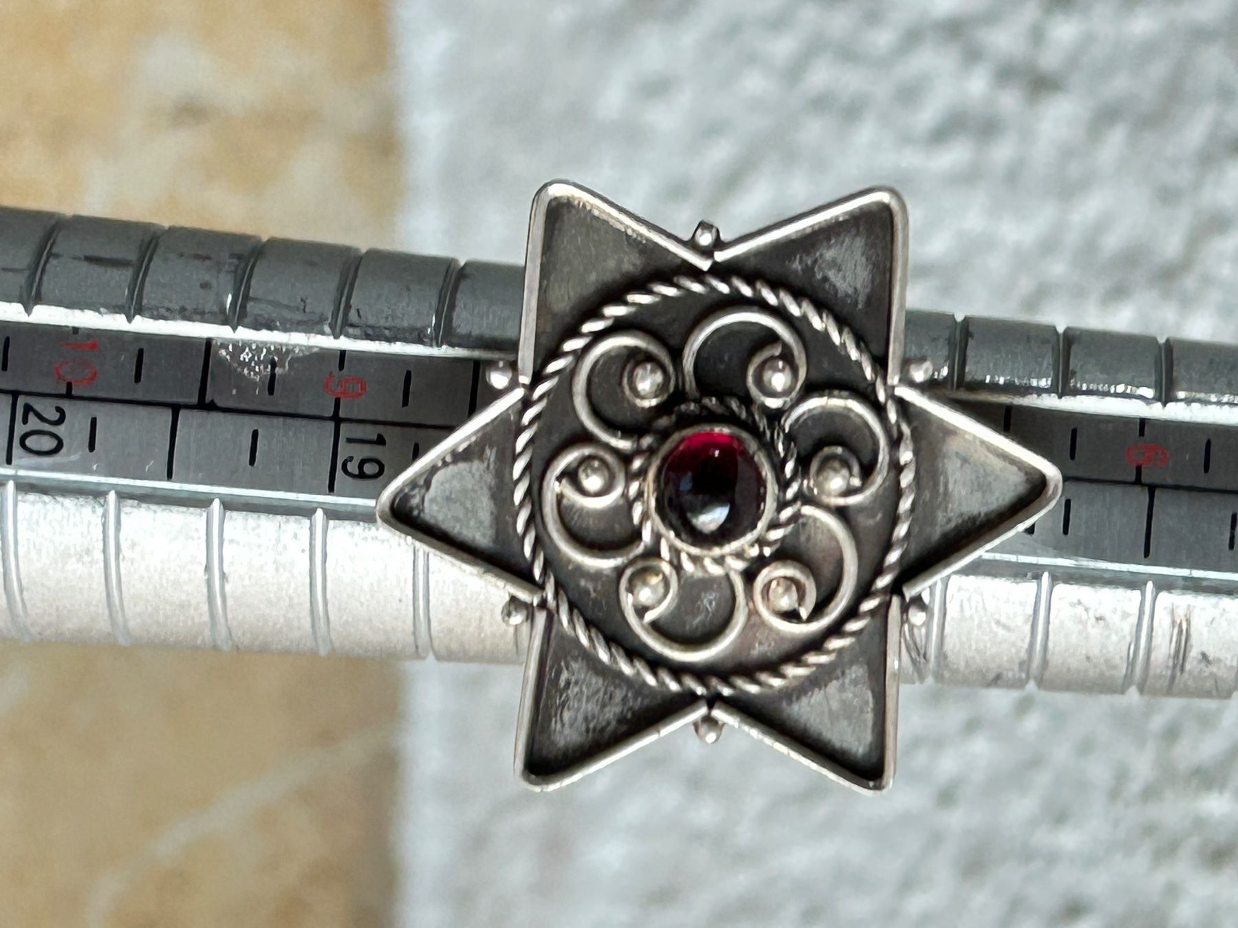 Anelli: Vintage Ring, Silberring STERN / Grösse 56 – Usato da Dittingen venduto da Bellevista 6