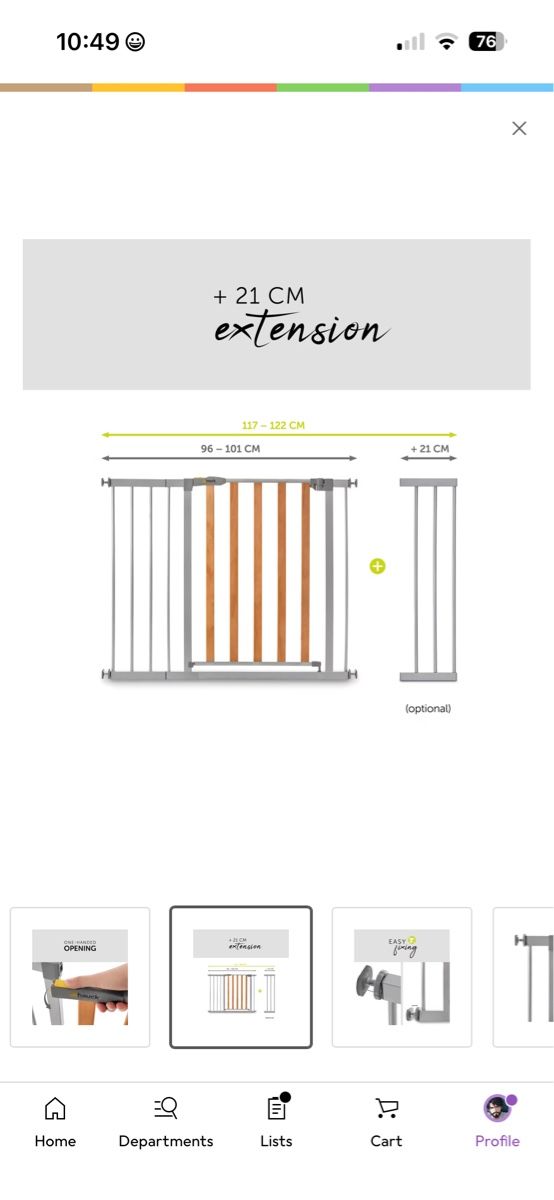 Recinzioni: Hauck Safety Gate, Extendable - Keep Your Child Safe! – Usato da Bülach venduto da ViktoriiaMatus 6