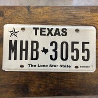 🇺🇸 U.S. Autoschild - Texas MHB-3055 - ORIGINAL