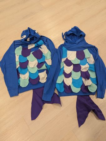 Regenbogen Kostüme Fisch