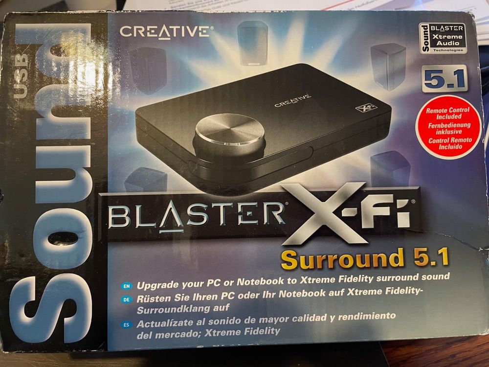 Creative Blaster X-Fi 5.1 (Gebraucht) in Aadorf für CHF 20 – mit ...