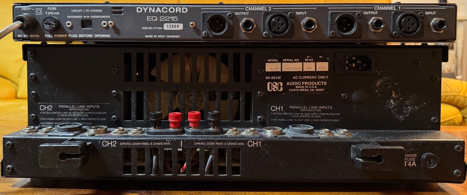 Console di mixaggio: Mischpult + Endstufe + Equalizer – Usato da Dornach venduto da shaker11 5