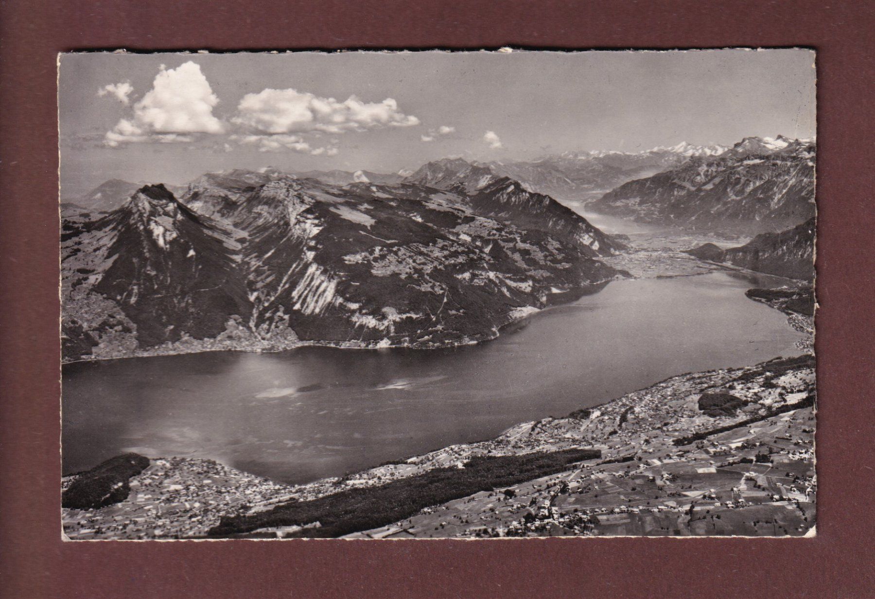 Cartoline postali: Bick vom NIESEN - 1952 – Usato da Pully venduto da nicecards-shop