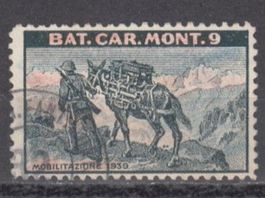 Infanterie Wi 105 gestempelt mit Abart "Abendrot"