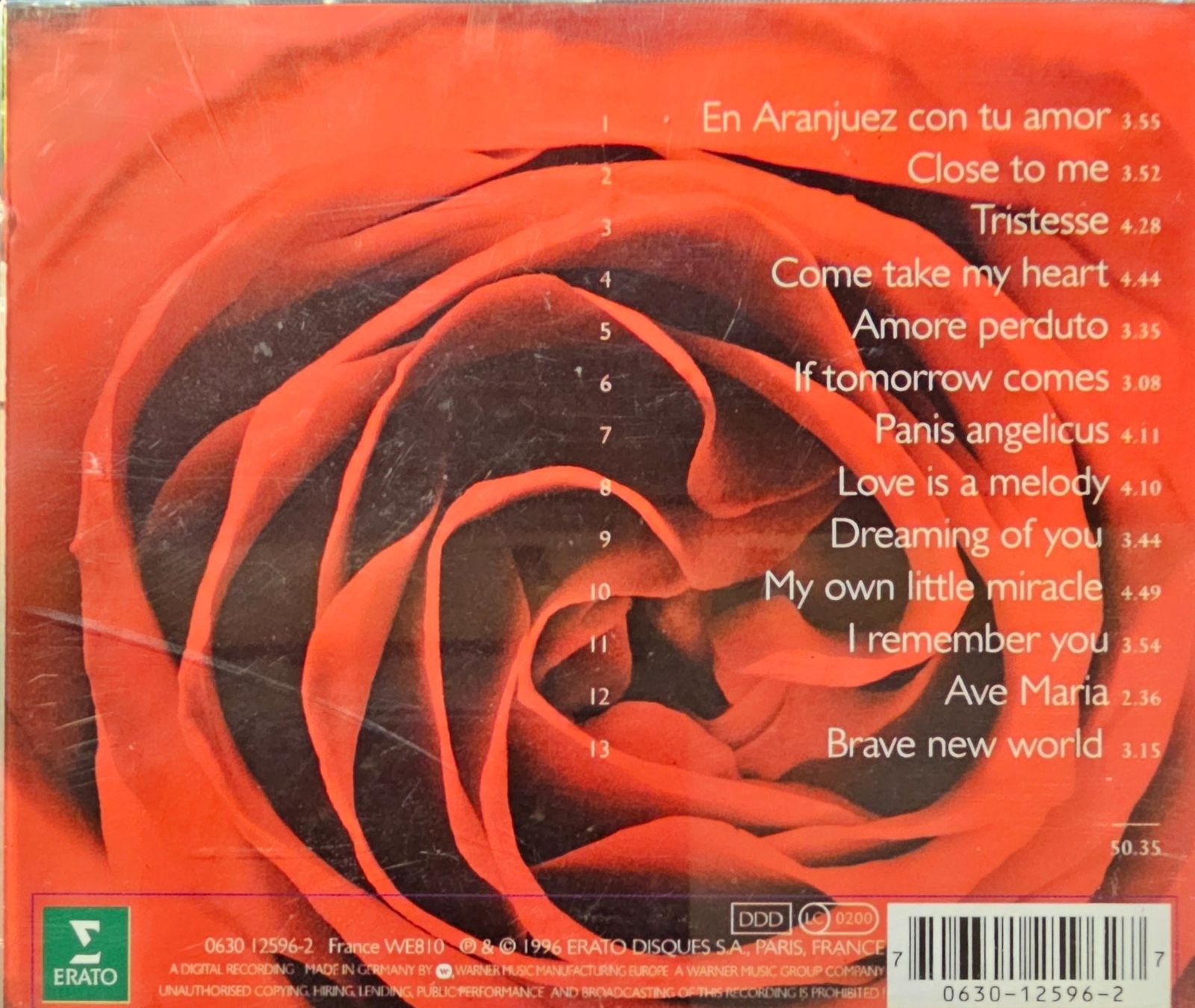 CD: José Carreras – Passion – Usato da Wahlen b. Laufen venduto da Cg10 2