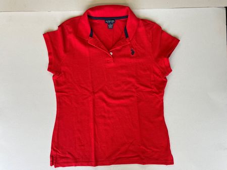 US Polo Assn. Poloshirt, Damen, Kurzärmlig, Gr. L
