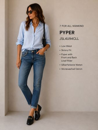 Seven For All Mankind Slim Straight Jeans PIPER W27