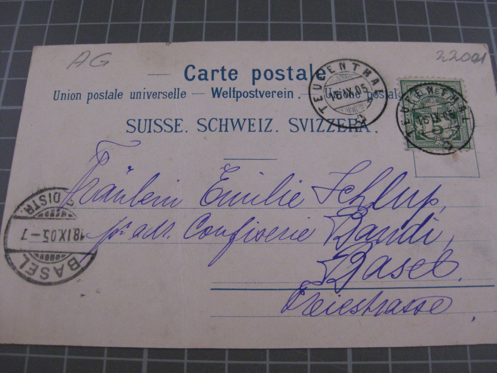 Cartes postales: AK Gruss aus Leutwyl – D'occasion à Malters par Marosko 1