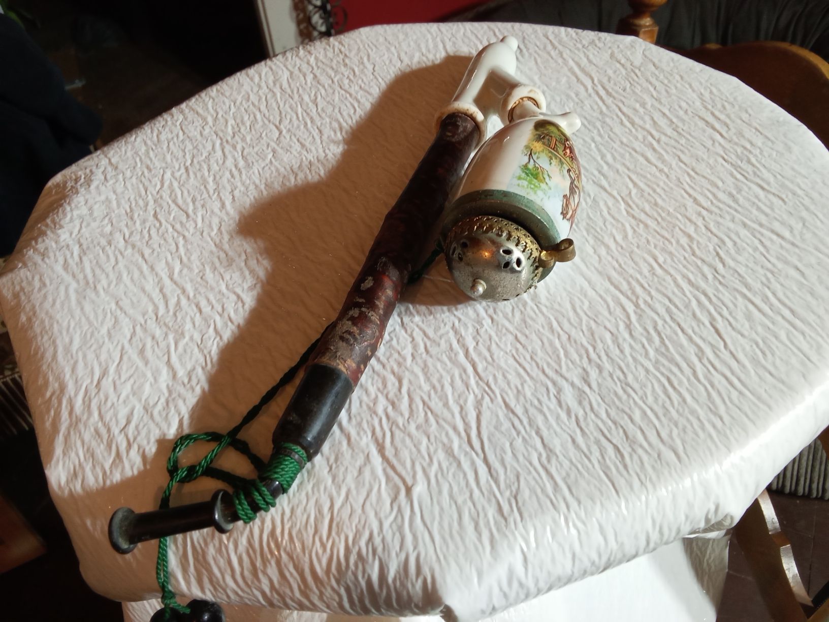 Pipe & Accessori: Antike Pfeife mit Jagdmotiv. – Usato da Ballwil venduto da Lunahimmel 1