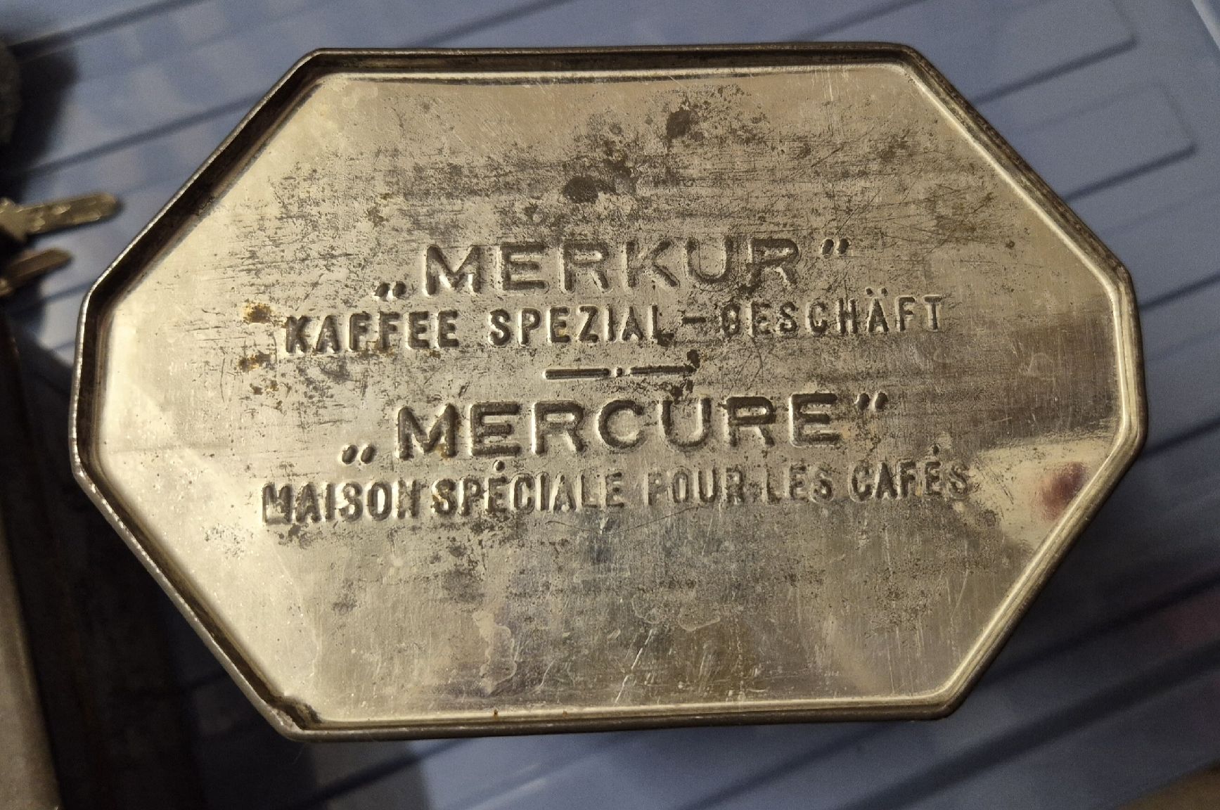 Tutte le decorazioni: Dose Kaffee Merkur Silber Metall – Usato da Watt venduto da sarahZH1995