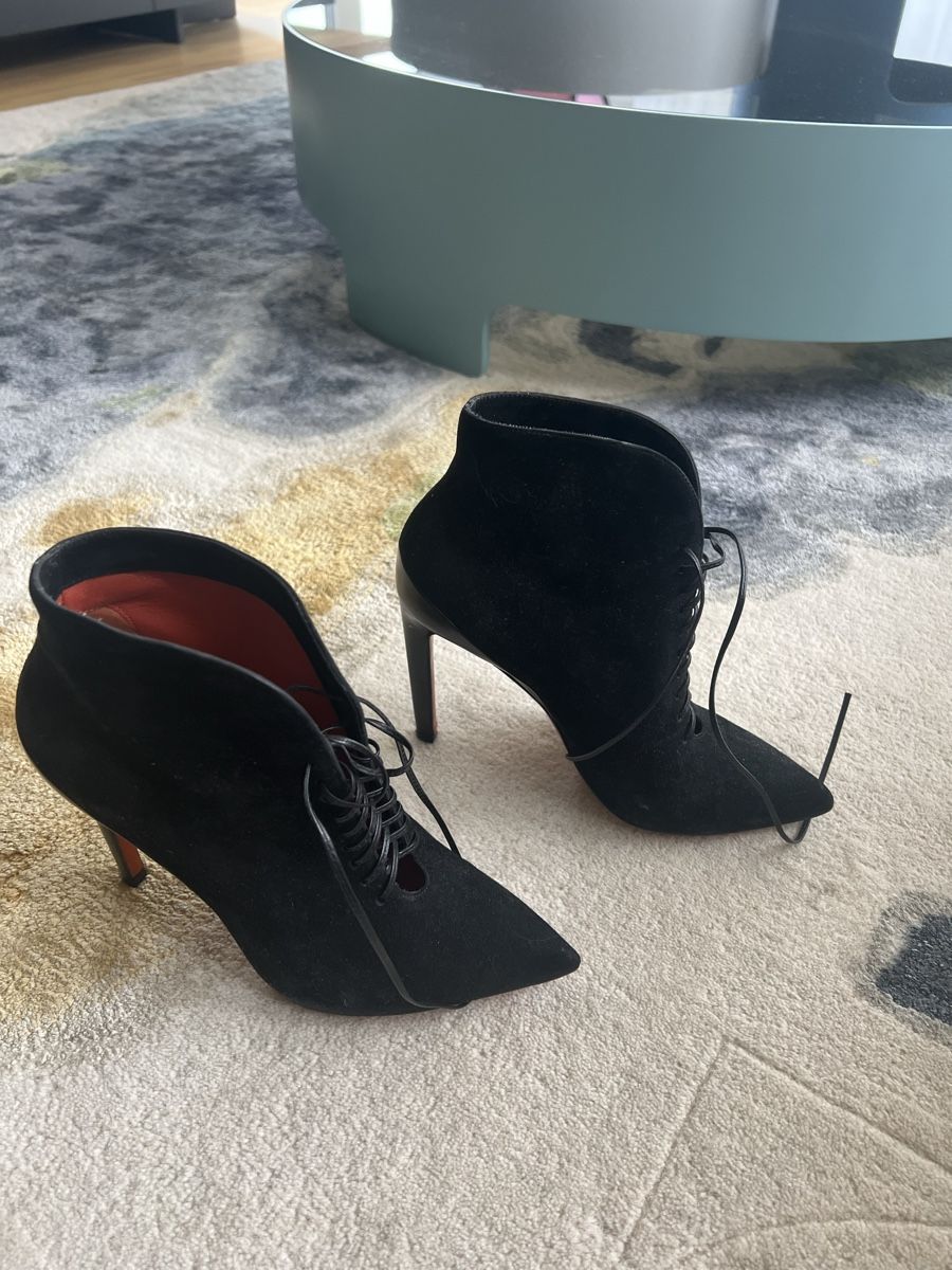 Santoni Scarpe da donna: Santoni suede ankle boots  36.5 – Usato da Thalwil venduto da 0041angel
