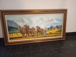 Vierspänniger Acker-Pflügern