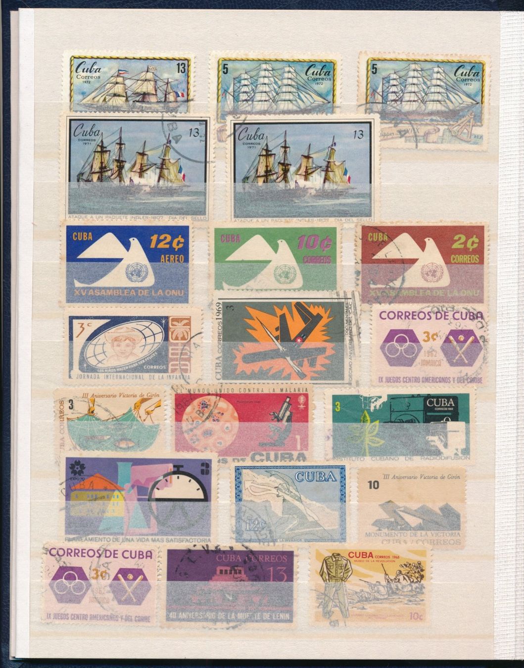 Tutti i francobolli: Briefmarkenalbum Cuba – Usato da Bonau venduto da Profila3 6