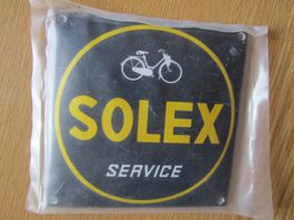 Emaille Schild Velo Solex Service 12x12 Weihnachtsgeschenk