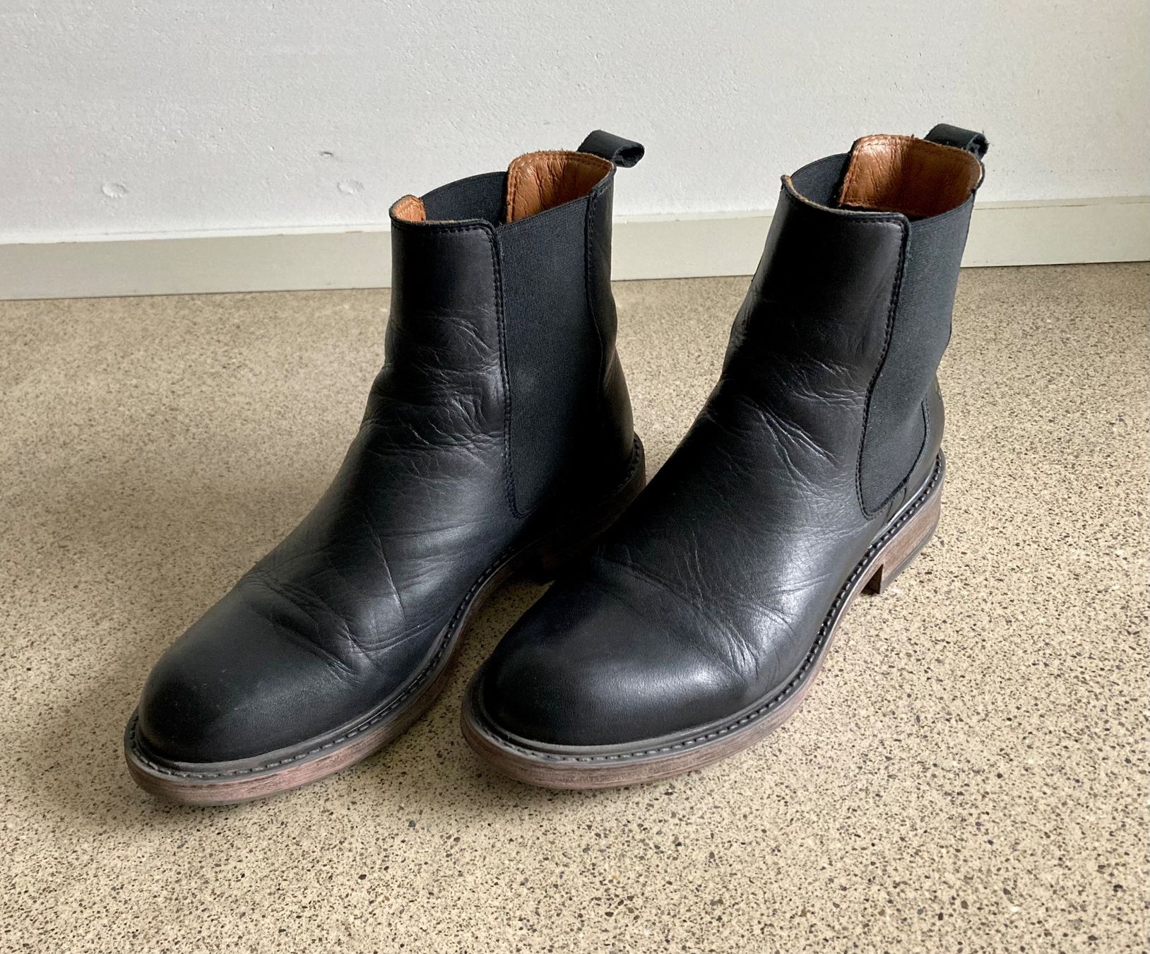 Scarpe da donna: Schwarze Chelsea Boots – Usato da Biberstein venduto da funke02 2