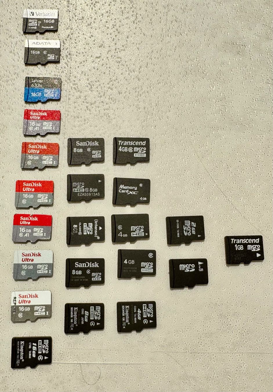 Speicherkarten: 68 Stk. Micro SD Cards Diverse Hersteller – Gebraucht aus Hermetschwil-Staffeln von Mobile2013 3