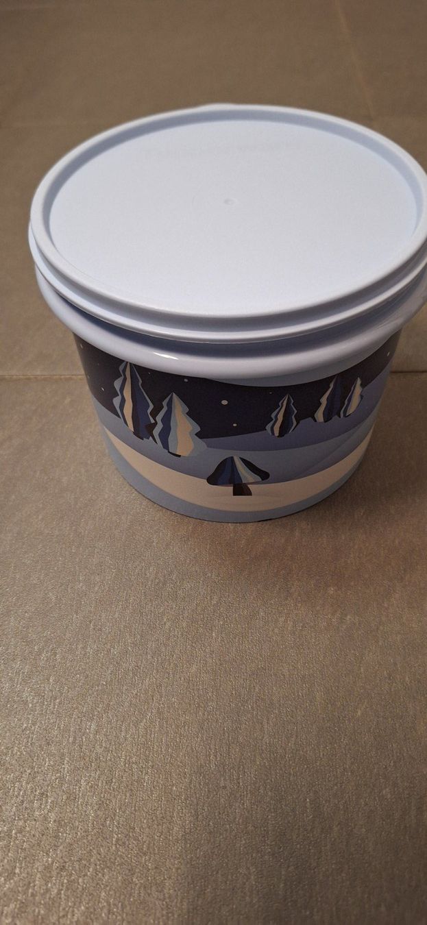 Tupperware Contenitori & Simili: Tupperware, Cubix rond, Noël, 1,1l – Nuovo e nell'imballaggio originale da Lussery-Villars venduto da pousinete02 1