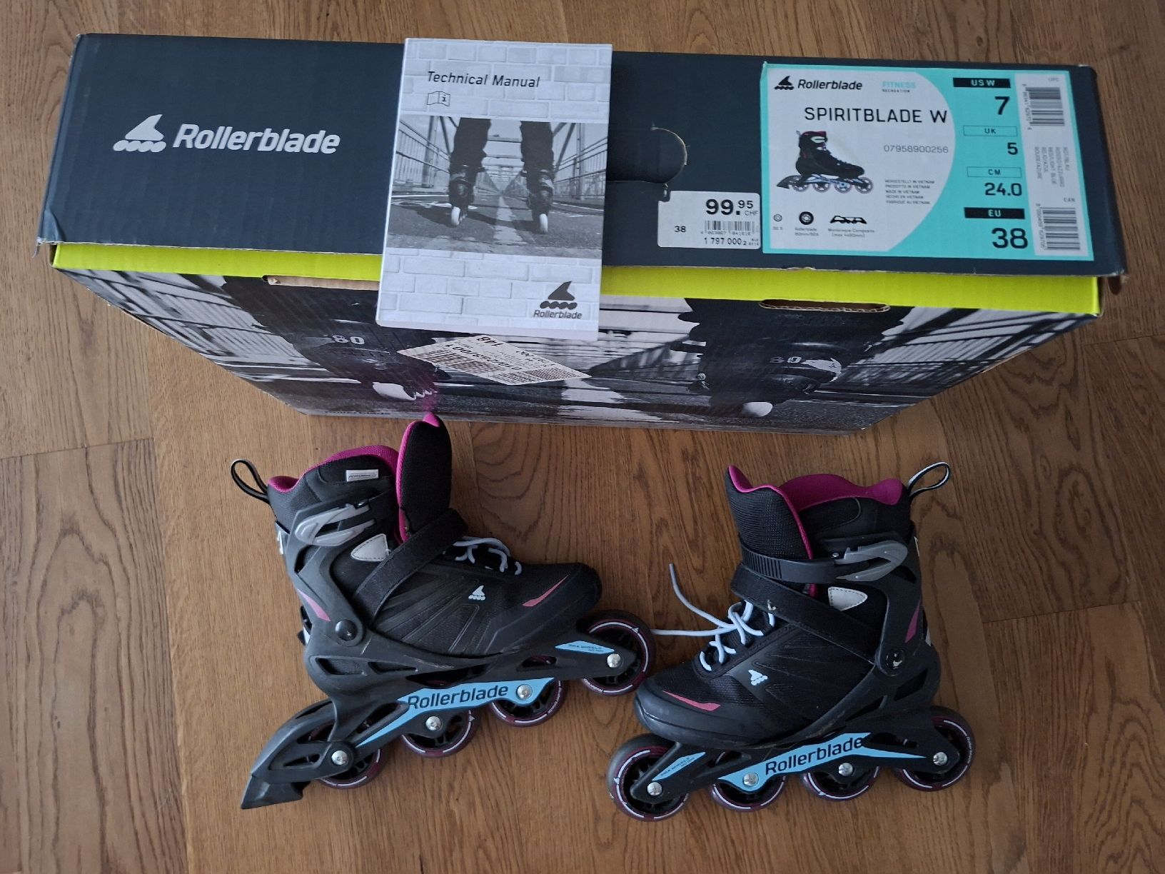 Pattini in linea & Pattini a rotelle: Inline Skates: Marke Rollerblade, neuwertig, Grösse 38 – Usato da Unterengstringen venduto da NiLi_2012