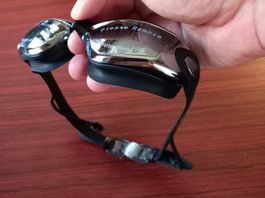 3x Elektroplattierte Schwimmbrille Lunette natation