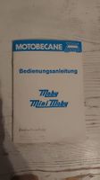Bedienungsanleitung Motobécane Moby und Mini Moby