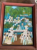 Original Gemälde von José Maria de Souza Naive Kunst