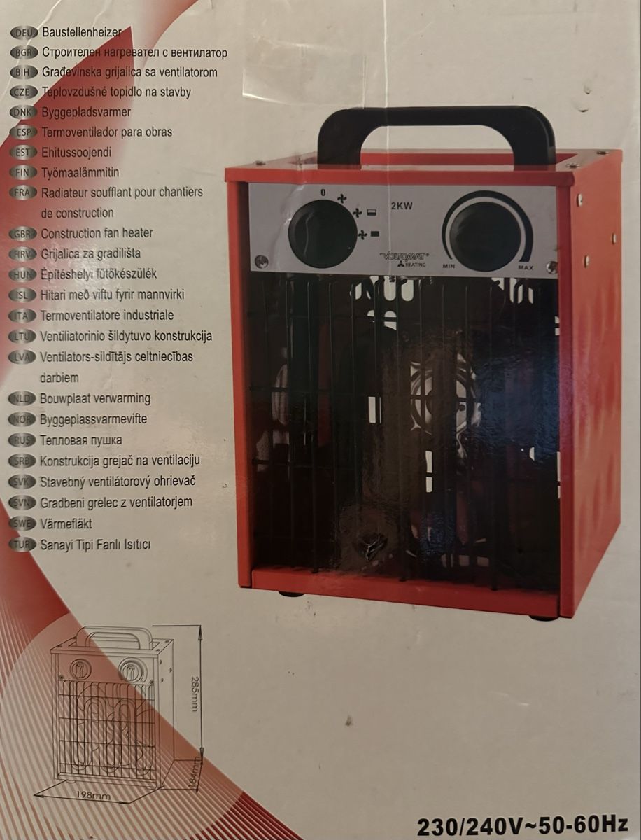Radiatori: Heizlüfter 2000 W – Usato da Schlieren venduto da Moma0