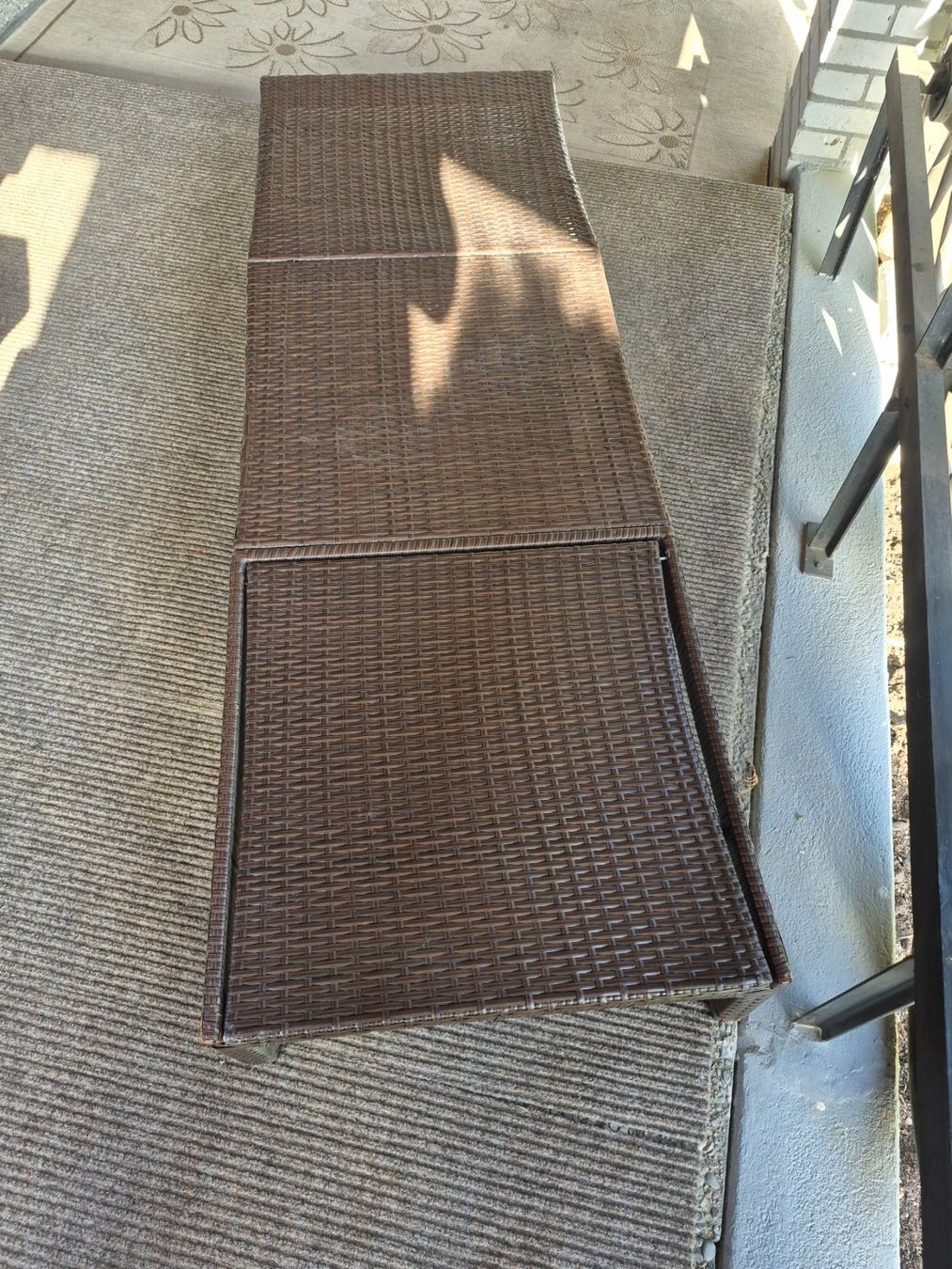Chaises longues: Rattan Sonnenliege – D'occasion à Wetzikon ZH par sgier1969 4
