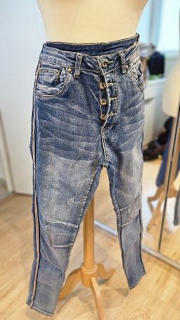 👖 Jeans élastique à boutons 👖