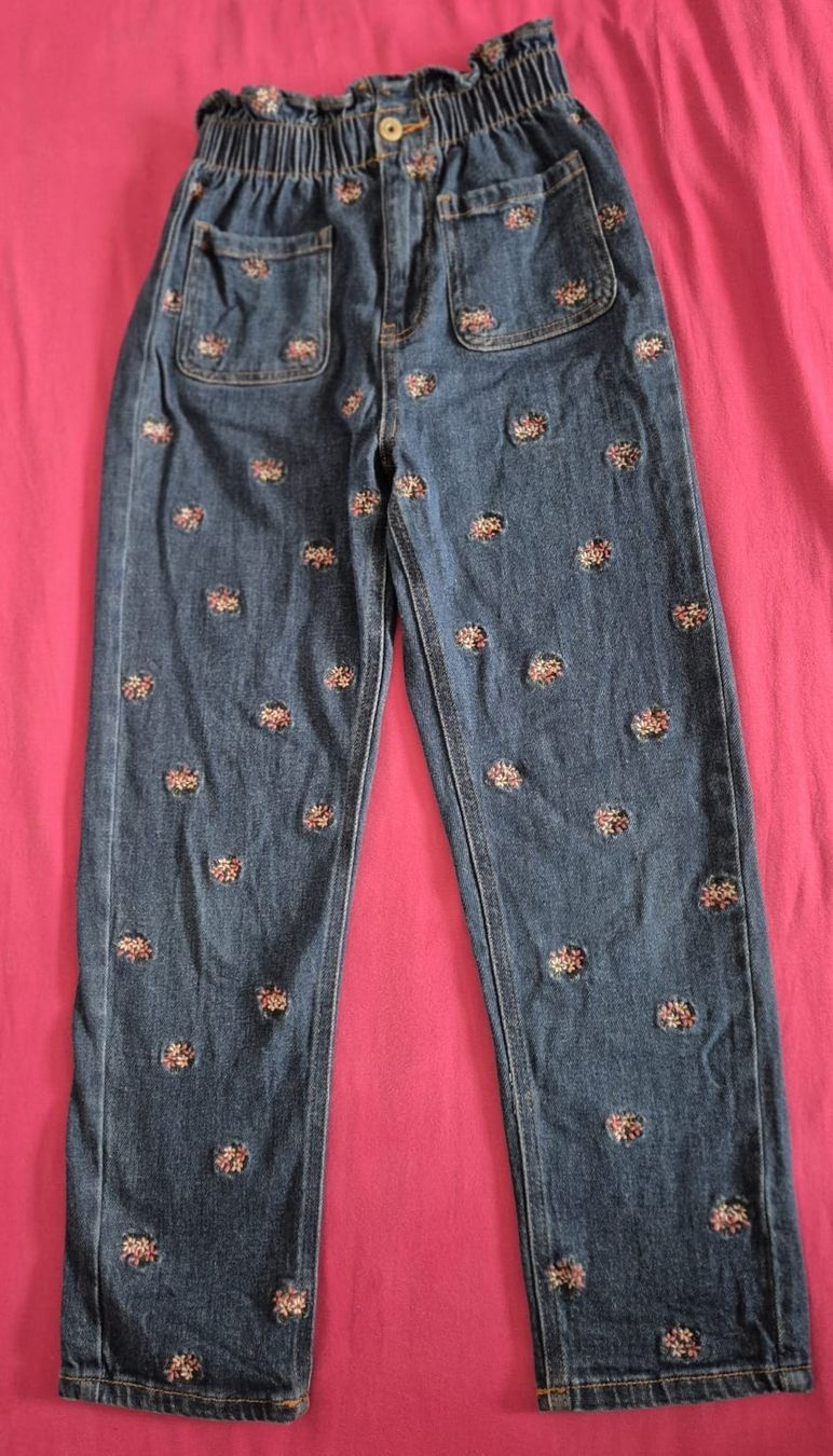 Pantaloni: schöne Vertbaudet Jeans, Gr. 140, Mädchen – Usato da Zofingen venduto da Shile