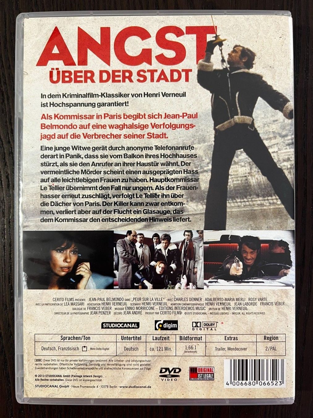Tutti i DVDs: Angst über der Stadt – Usato da Zürich venduto da FilmFreunde 1