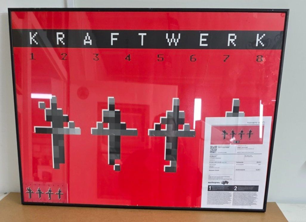 Poster & Bilder: KRAFTWERK 3-D Poster + Ticket & 3D-Brille – Gebraucht aus Flums von Flumsantik 6
