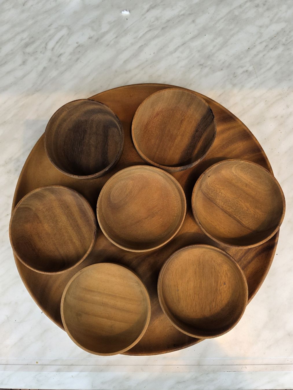 Set di piatti: Wooden serving set 7 pieces – Usato da Hinwil venduto da Ehretstock8