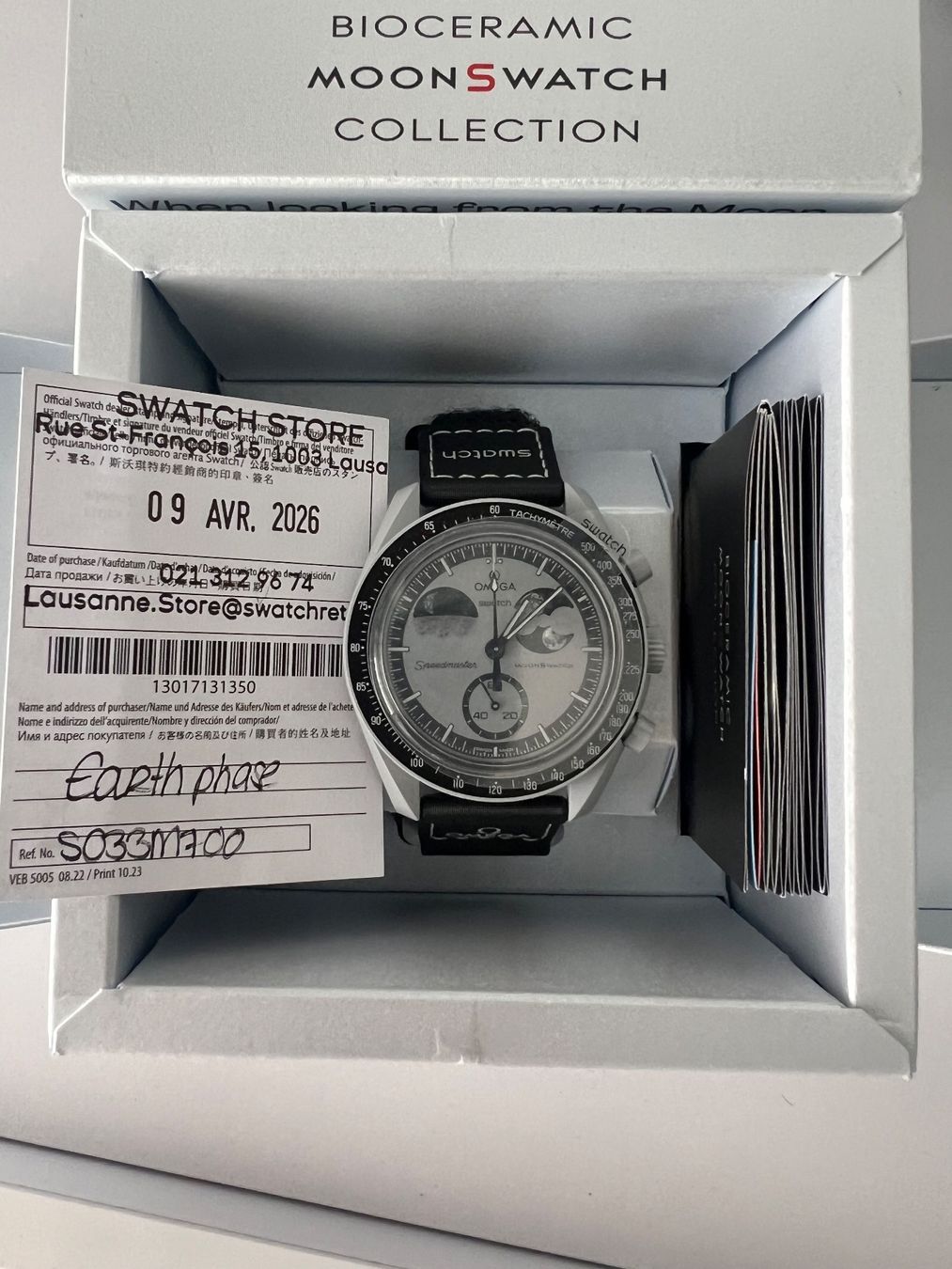 Swatch Uhren: MoonSwatch Mission to Earthphase – Neu und originalverpackt aus Biel/Bienne von Flowerpower25 2