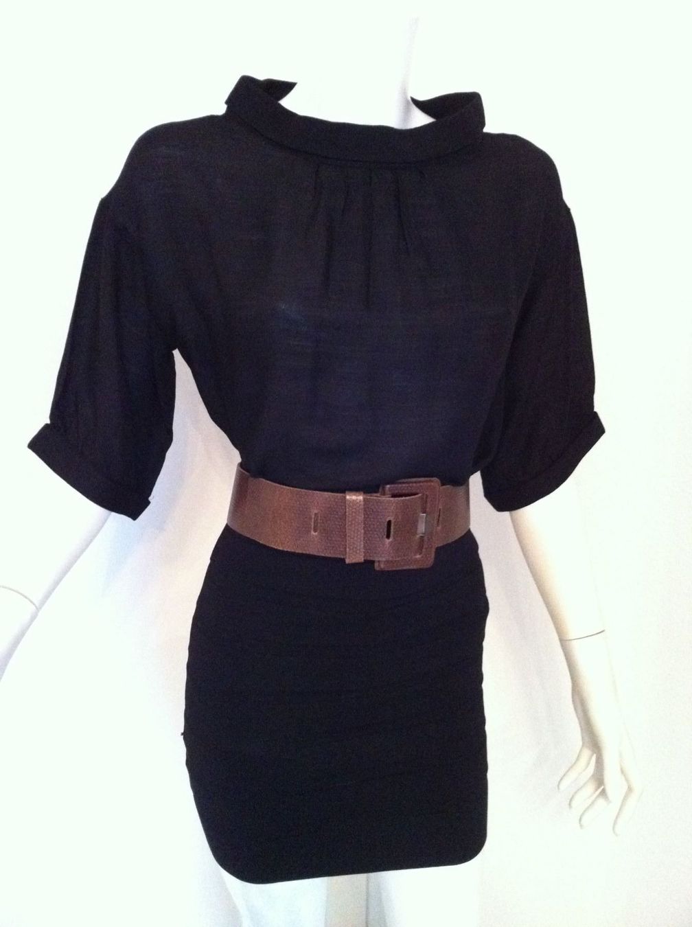 Mango Camicette: 🤩MANGO RETRO-STYLE BLUSE SCHWARZ NEU – Nuovo (secondo la descrizione) da Olten venduto da Naja-Twins-Twins 3