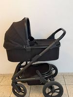 Kombikinderwagen schwarz mit Babywanne und Sportsitz