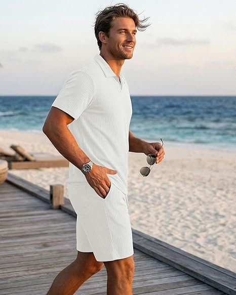 Lotti di vestiti: Herren Sommer Set Kurzarm Hemd mit Hose oder Shorts – Nuovo e nell'imballaggio originale da Suhr venduto da SchnapperCH 3
