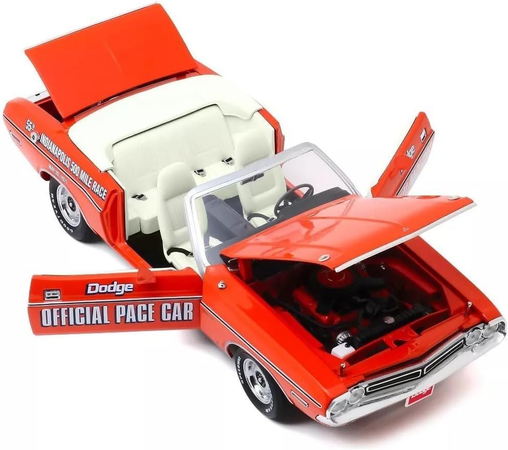 Dodge Modellini d'auto: Dodge Challenger Convertible 1971 "55th Indianapolis 500 – Nuovo e nell'imballaggio originale da Gerlafingen venduto da espero88 6