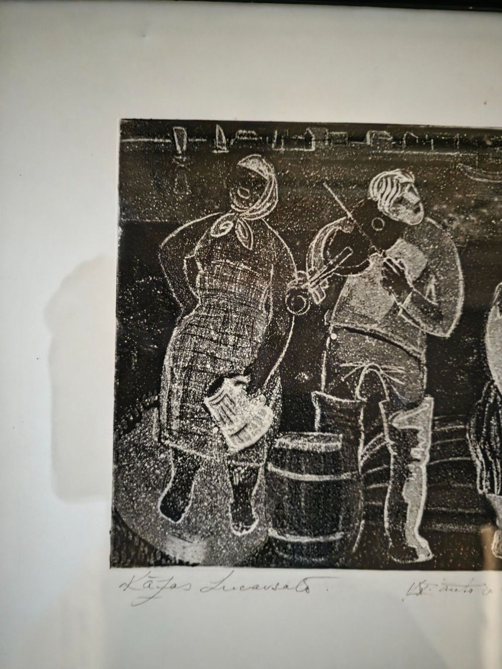 Foto & Immagini: Bild Lithografie Holzschnitt signiert – Usato da Walterswil BE venduto da Lonitti 6