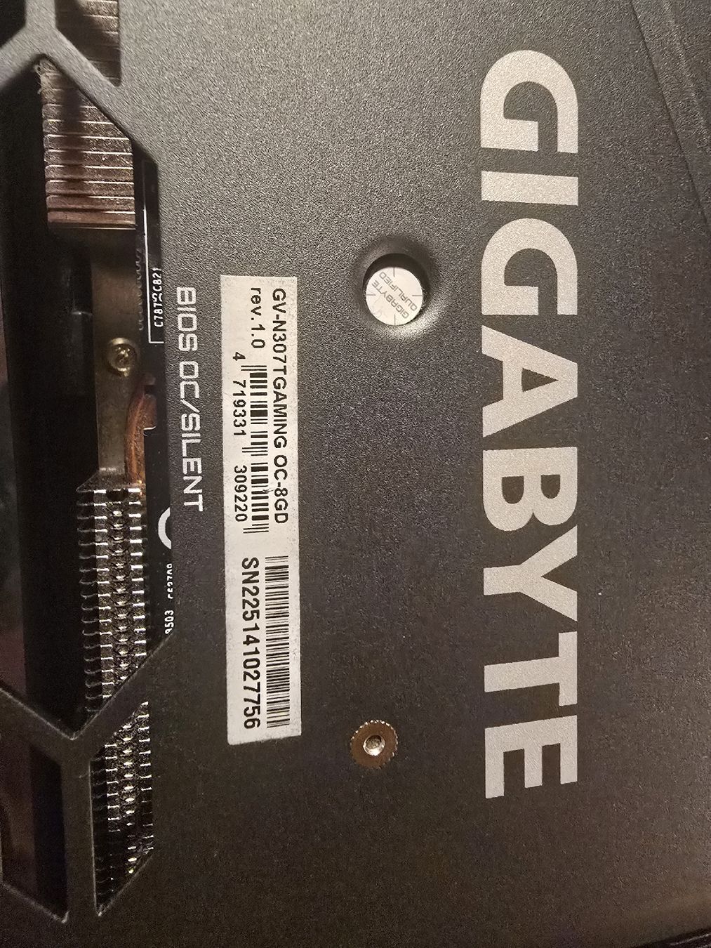 Gigabyte Schede grafiche: Gigabyte GeForce RTX 3070 Ti Gaming OC, 8GB – Usato da Farvagny-le-Petit venduto da Aeternitas_FS 4